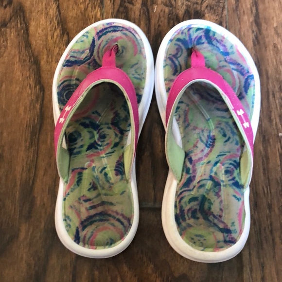 girls flip flops size 1